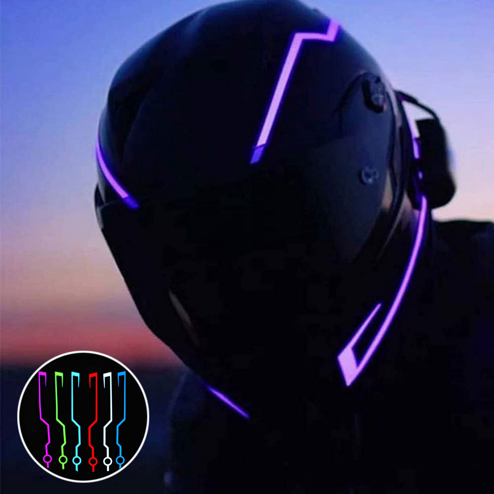 Diy Motorcycles Helmet Led Strip Reflector Cold Light Film