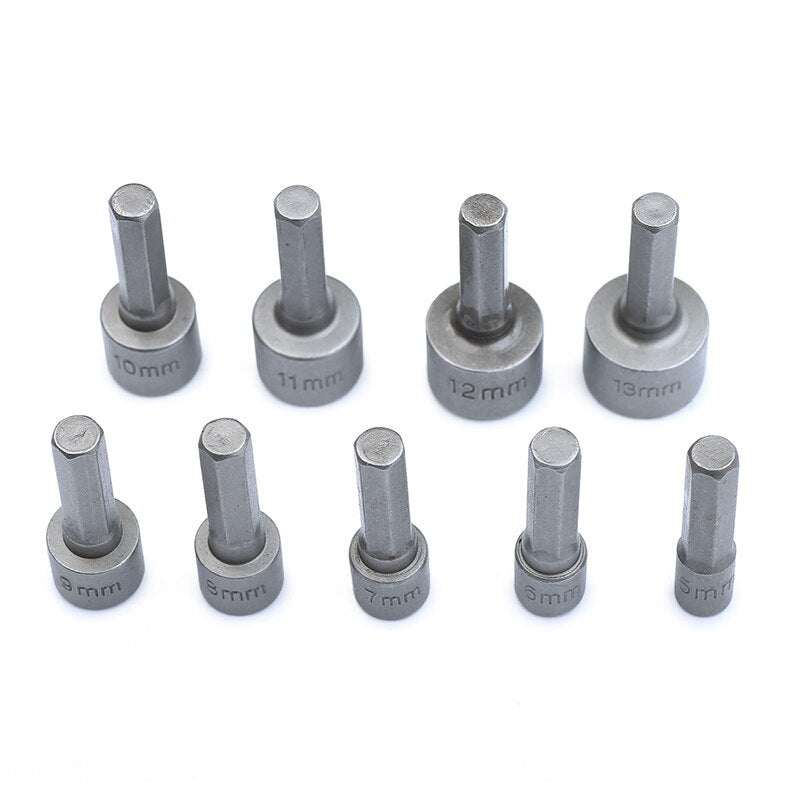 5 13mm Screwdriver Wrench Set Hexagon Socket Head