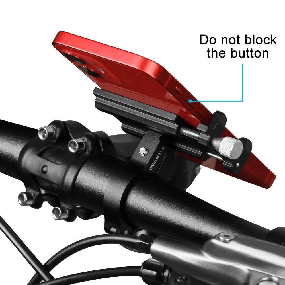 Aluminum Motorcycle Bike Bicycle Holder Mount Handlebar For Cell Phone