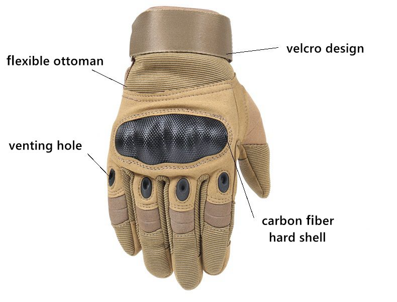 Tactical Motorcycle Motocross Full Finger Gloves Motorbike Riding