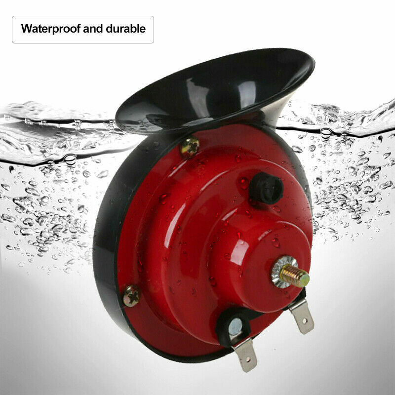 2PC 12V 300DB Super Loud Train Air Horn Waterproof Motorcycle Car