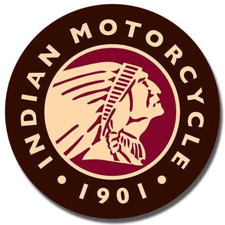 3 Inch Cloth Patch Indian Logo Round Motorcycle