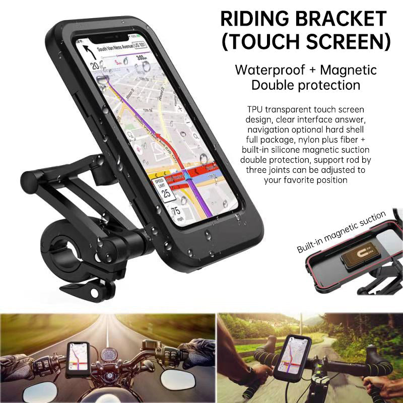 Bicycle Mobile Phone Bracket Waterproof Electric Vehicle Motorcycle Mo