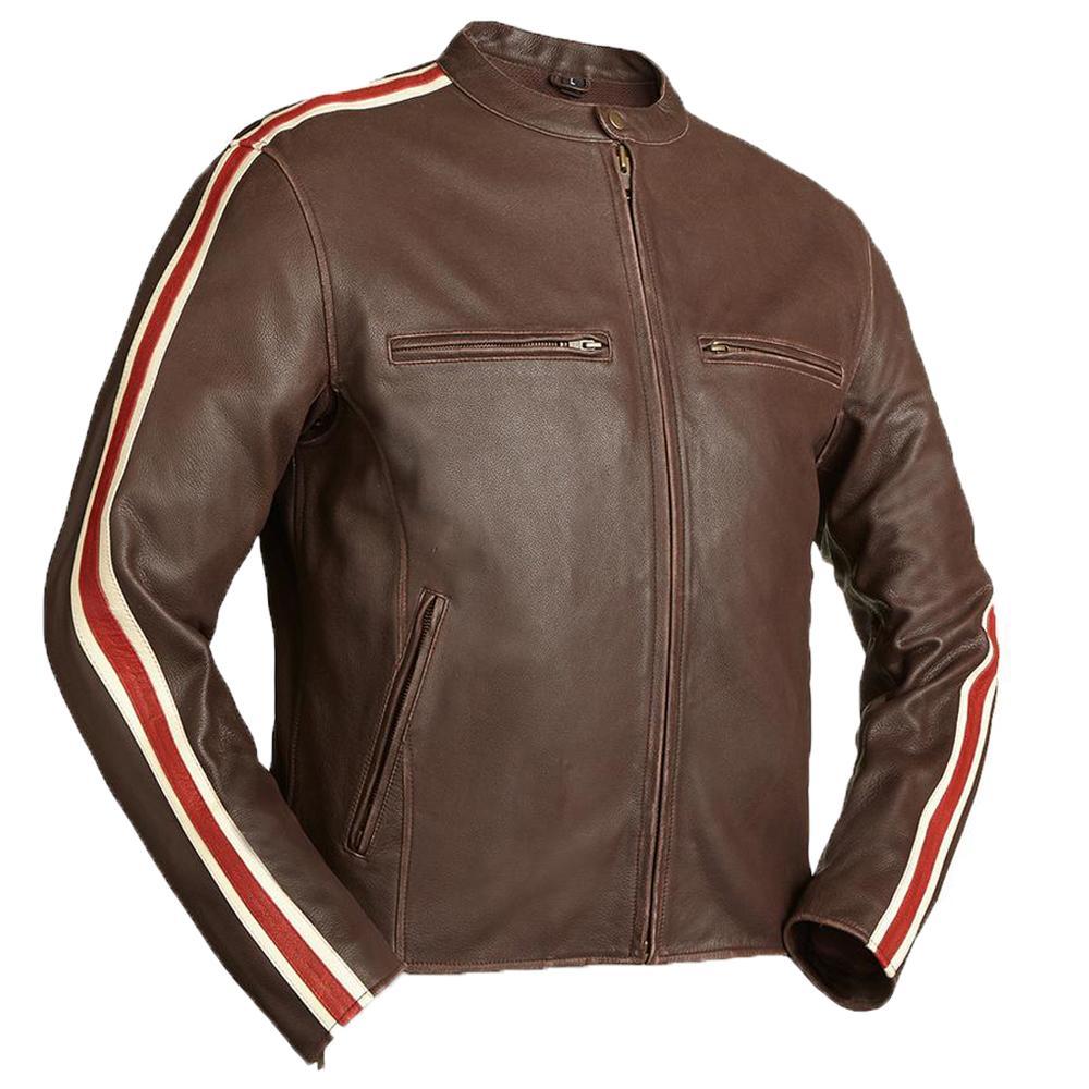 Crazy Range - Men's Motorcycle Leather Jacket