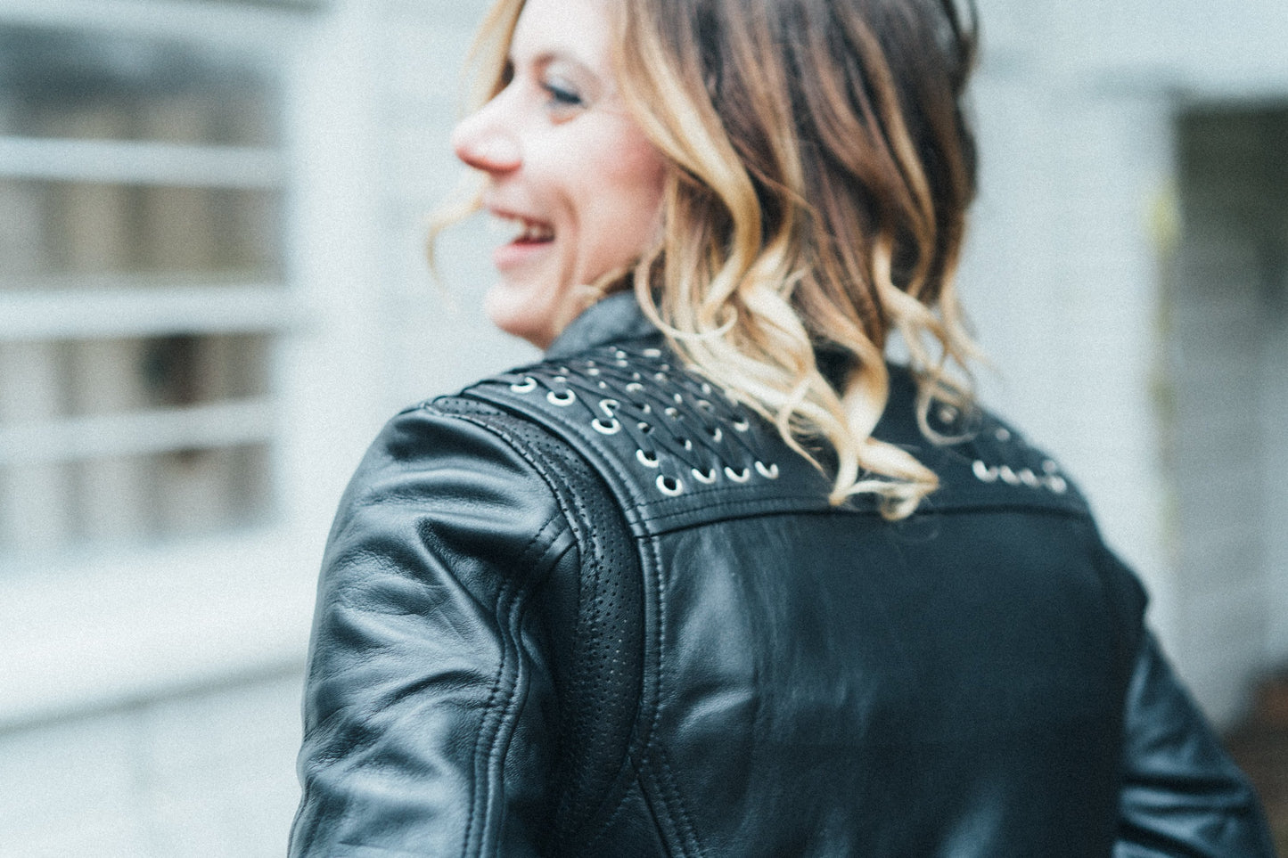 Black Widow - Women's Leather Motorcycle Jacket