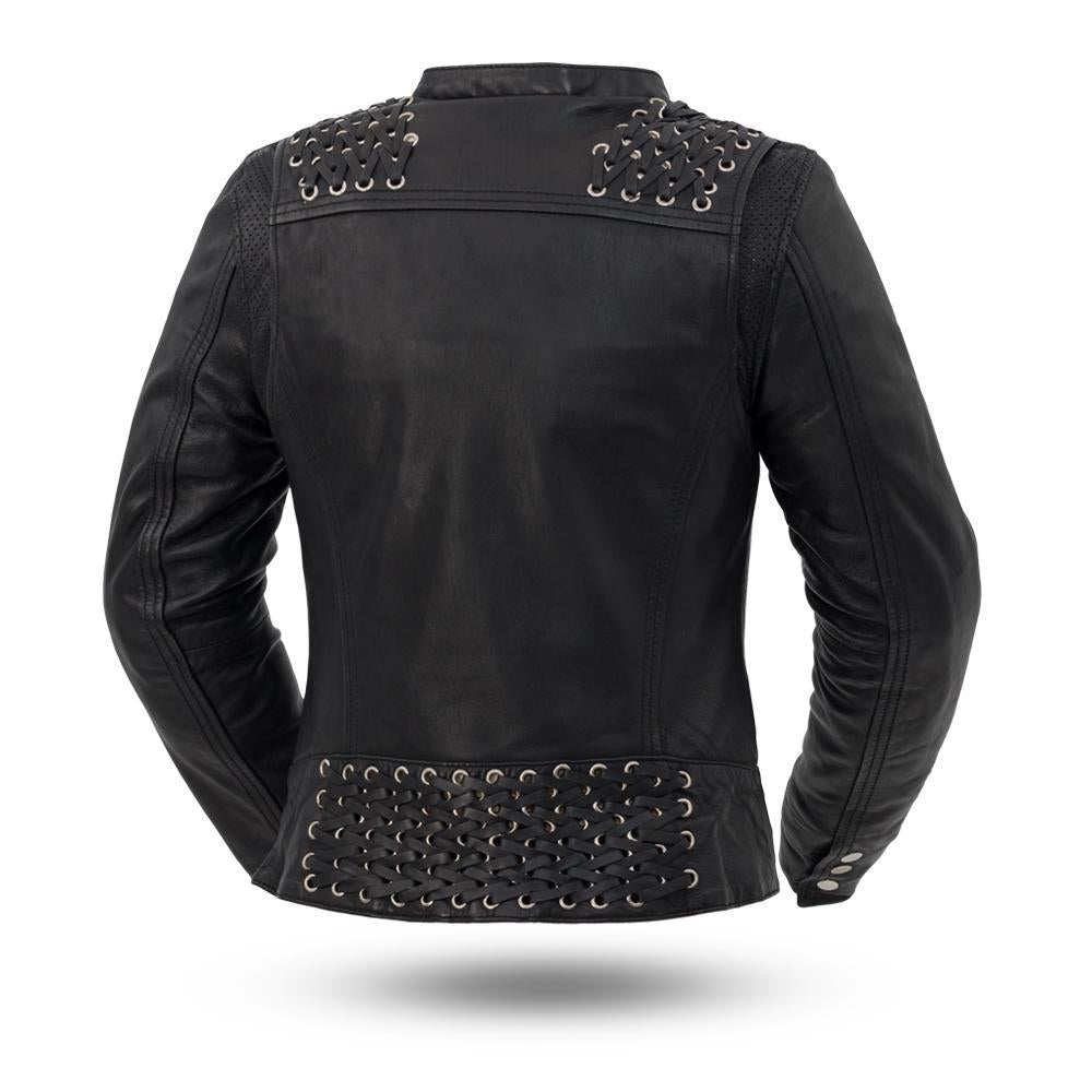 Black Widow - Women's Leather Motorcycle Jacket