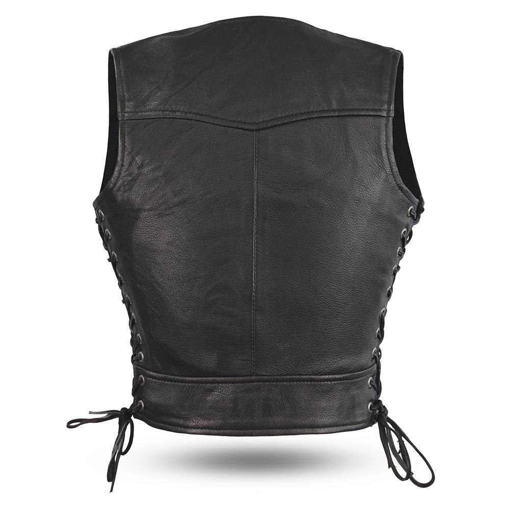 Zara - Women's Motorcycle Leather Vest