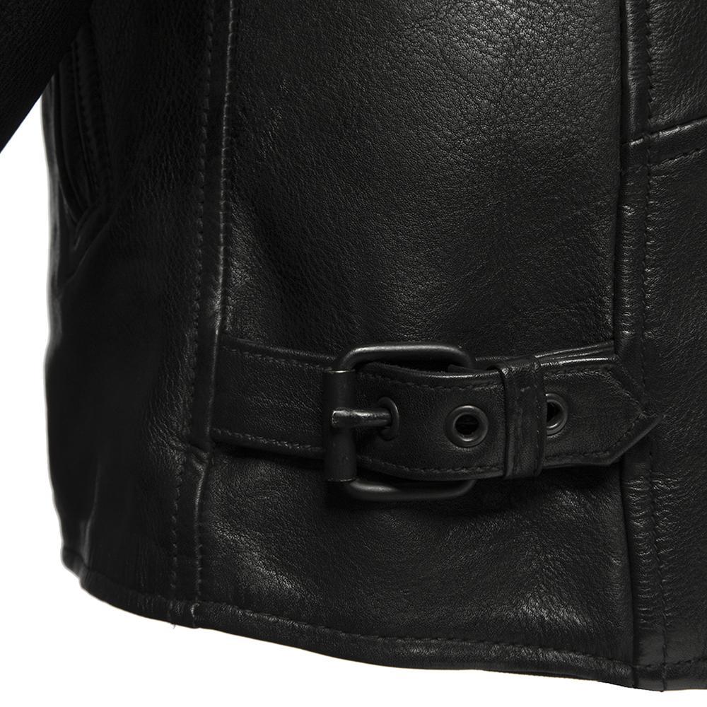 Night Rider - Men's Leather Motorcycle Jacket