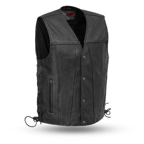 Gambler - Men's Leather Motorcycle Vest