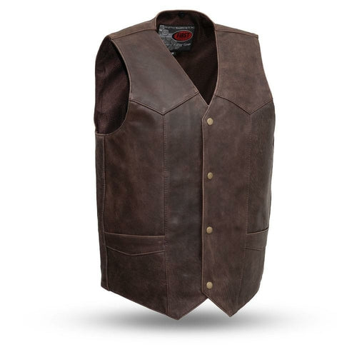 Texan - Men's Leather Motorcycle Vest