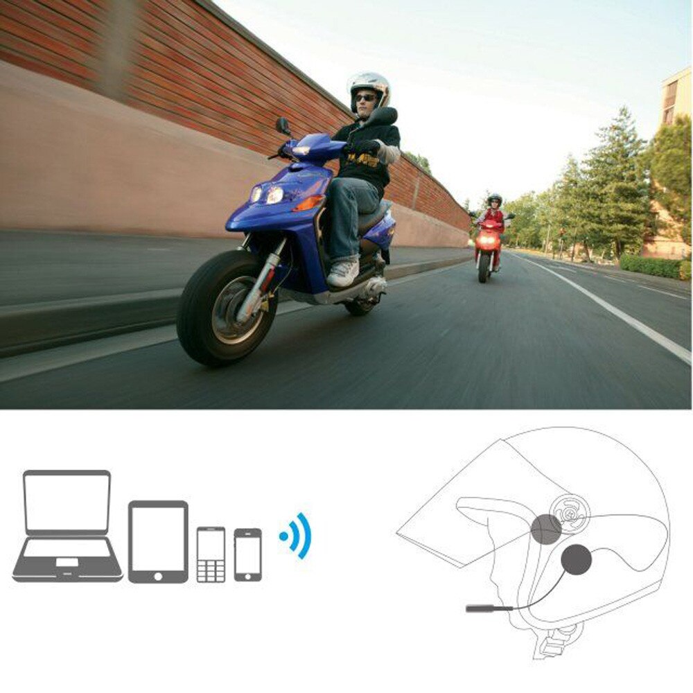 Motorcycle Helmet Bluetooth Headset Headphone