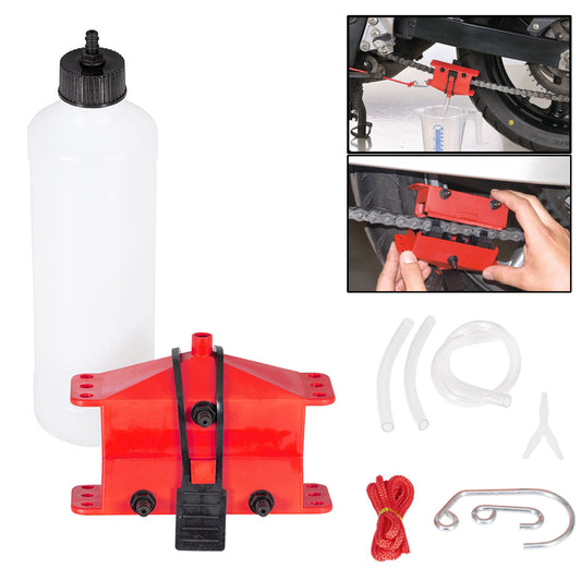 Motorcycle chain cleaning machine kit Brush Gear Cleaner Tool For