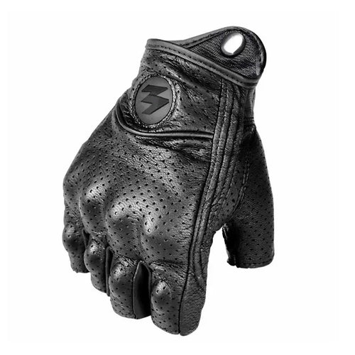 Touchscreen Leather Motorcycle Full Finger Gloves Protective Gear