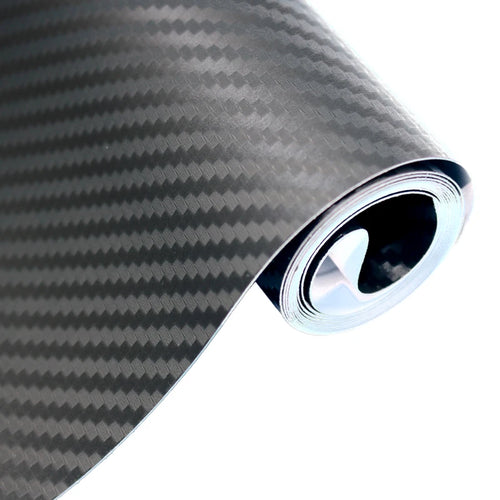 30cmx127cm 3D Carbon Fiber Vinyl Car Wrap Sheet Roll Film Car Stickers