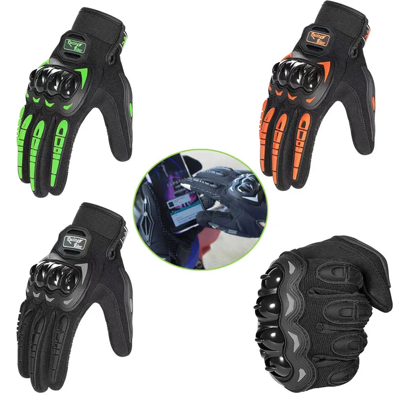 Glove Motorcycle Men Guantes Moto Gant TouchScreen Breathable Powered