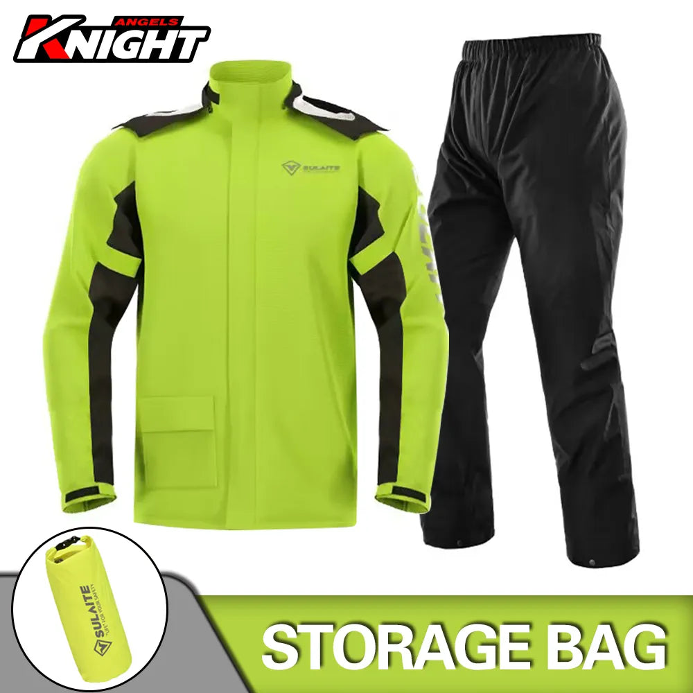 Motorcycle Raincoat Suit Rainstorm Prevention Jacket Pants Camping