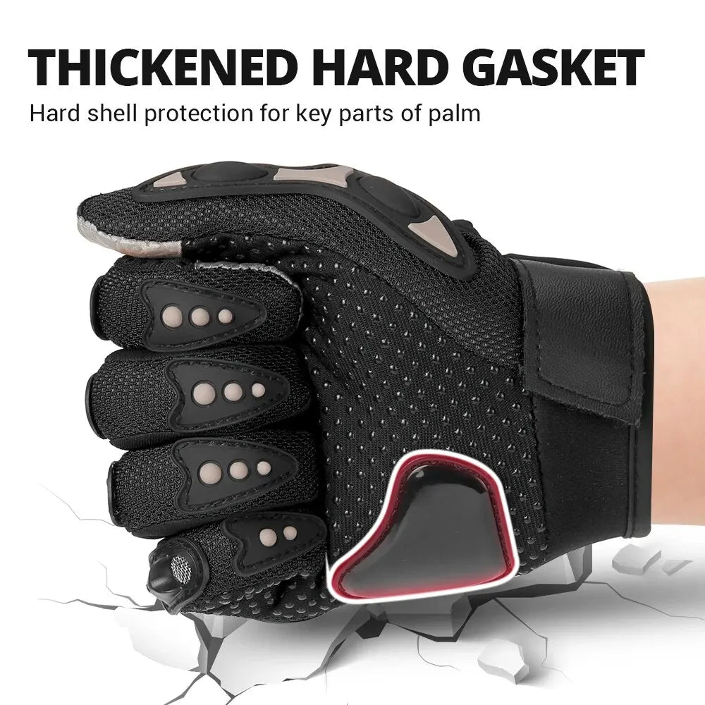 Motorcycle Gloves Men Breathable Motorcycle Full Finger Guantes