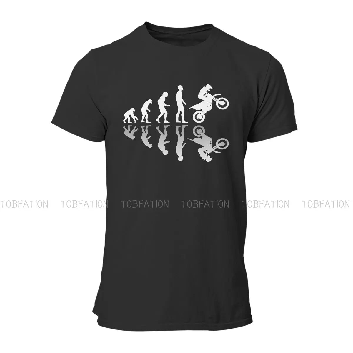 Evolution Biker  Unique TShirt Enduro Cross Motorcycle Racing Leisure