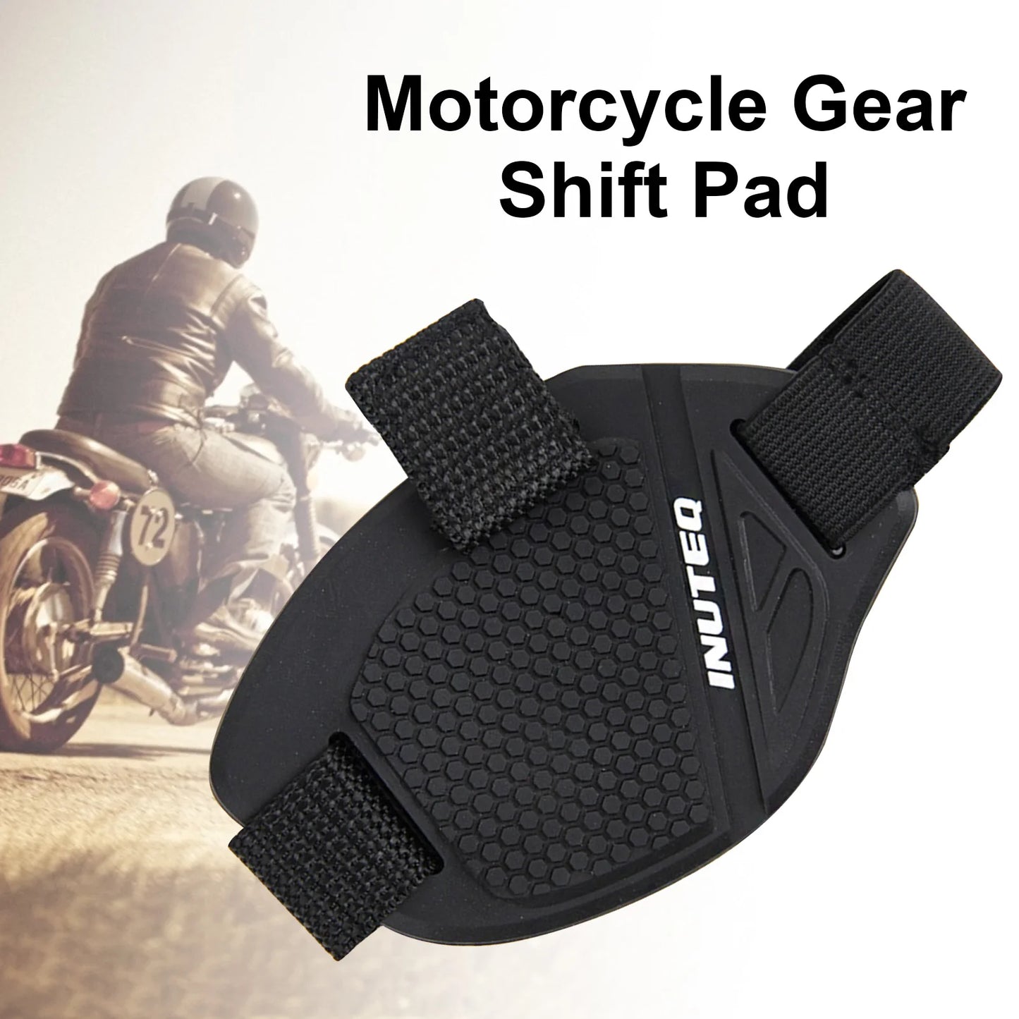 Motorcycle Shift Pad Rubber Boot Protective Cover Adjustable Shifter