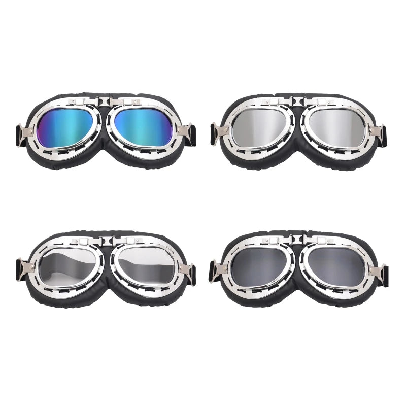 Motorcycle Vintage Goggle Retro Eyewear Glasses Helmet Goggles