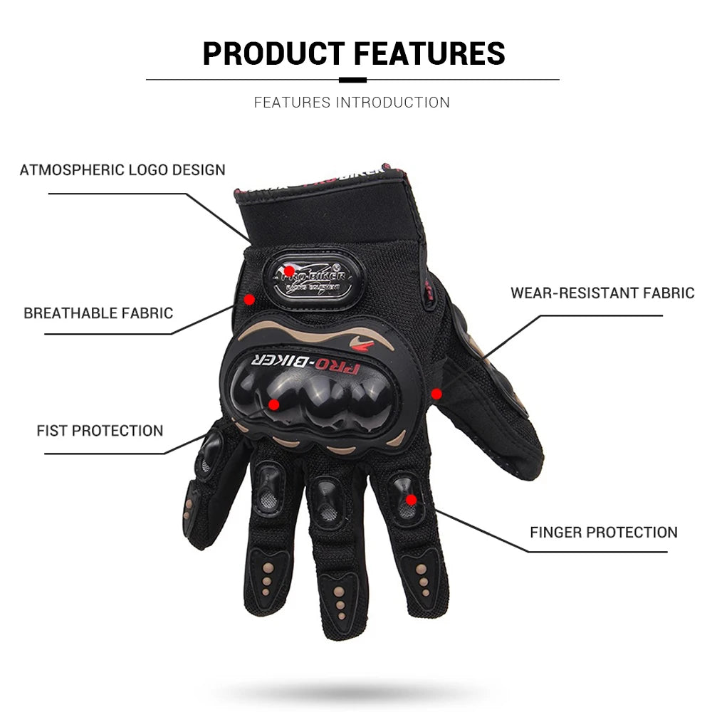 New Touch Screen Motorcycle Gloves Full Finger Men Sports Motorbike