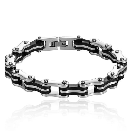 Punk Rock Biker 316L Stainless Steel Mens Bracelet Fashion Jewelry