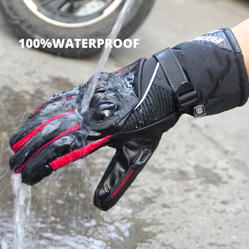 Motorcycle Gloves Windproof Waterproof Guantes Moto Men Motorbike