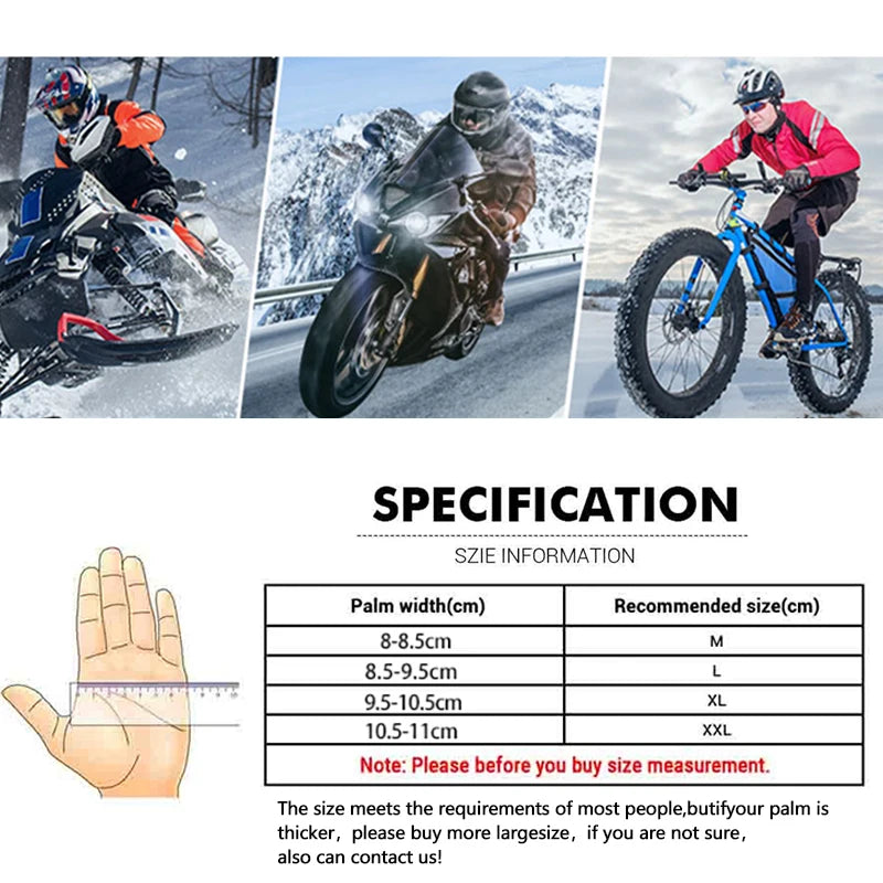 Motorcycle Gloves Windproof Waterproof Guantes Moto Men Motorbike