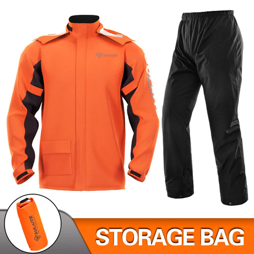 Motorcycle Raincoat Suit Rainstorm Prevention Jacket Pants Camping