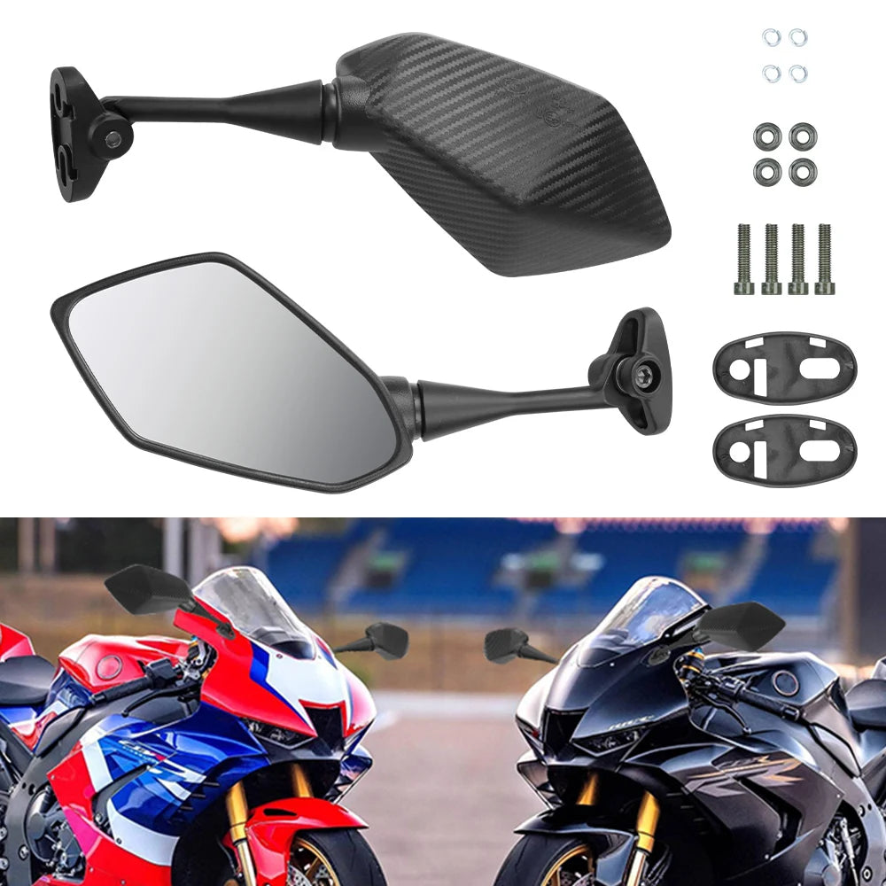 Motorcycle Rear View Mirrors Reflector Side Mirrors Motorbike