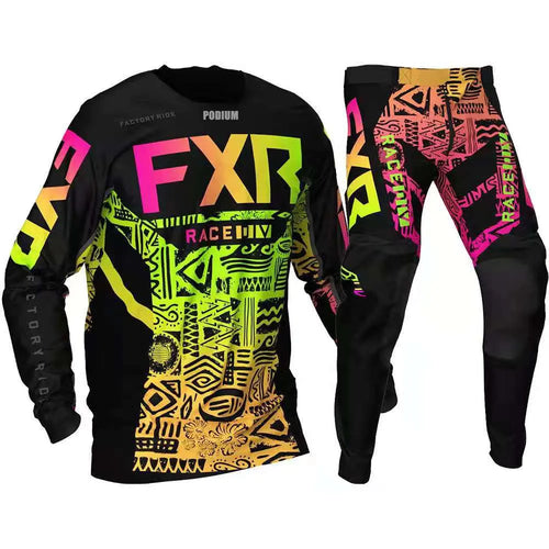 2024 FH Gear Set Dirt Bike Clothing Off Road Motocross Jersey Set