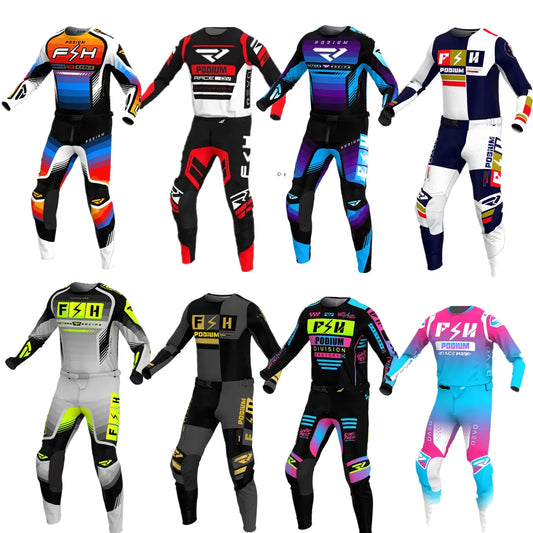 2024 FH Gear Set Dirt Bike Clothing Off Road Motocross Jersey Set