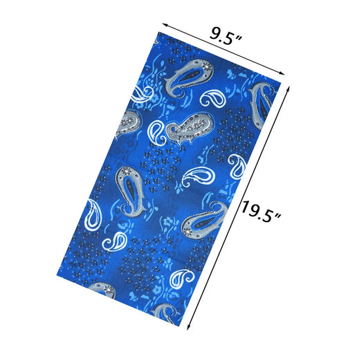 Paisley Bandannas Outdoor Sport Seamless Tube Neck Gaiter Face Shield