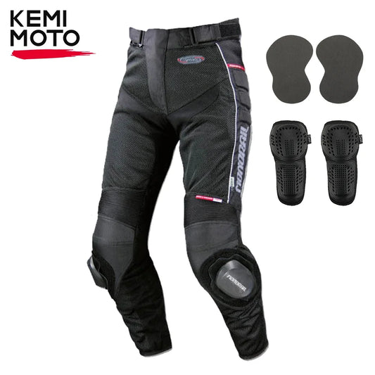 Motorcycle Pants Men Riding Trousers Motorbike Motorcyclist Summer