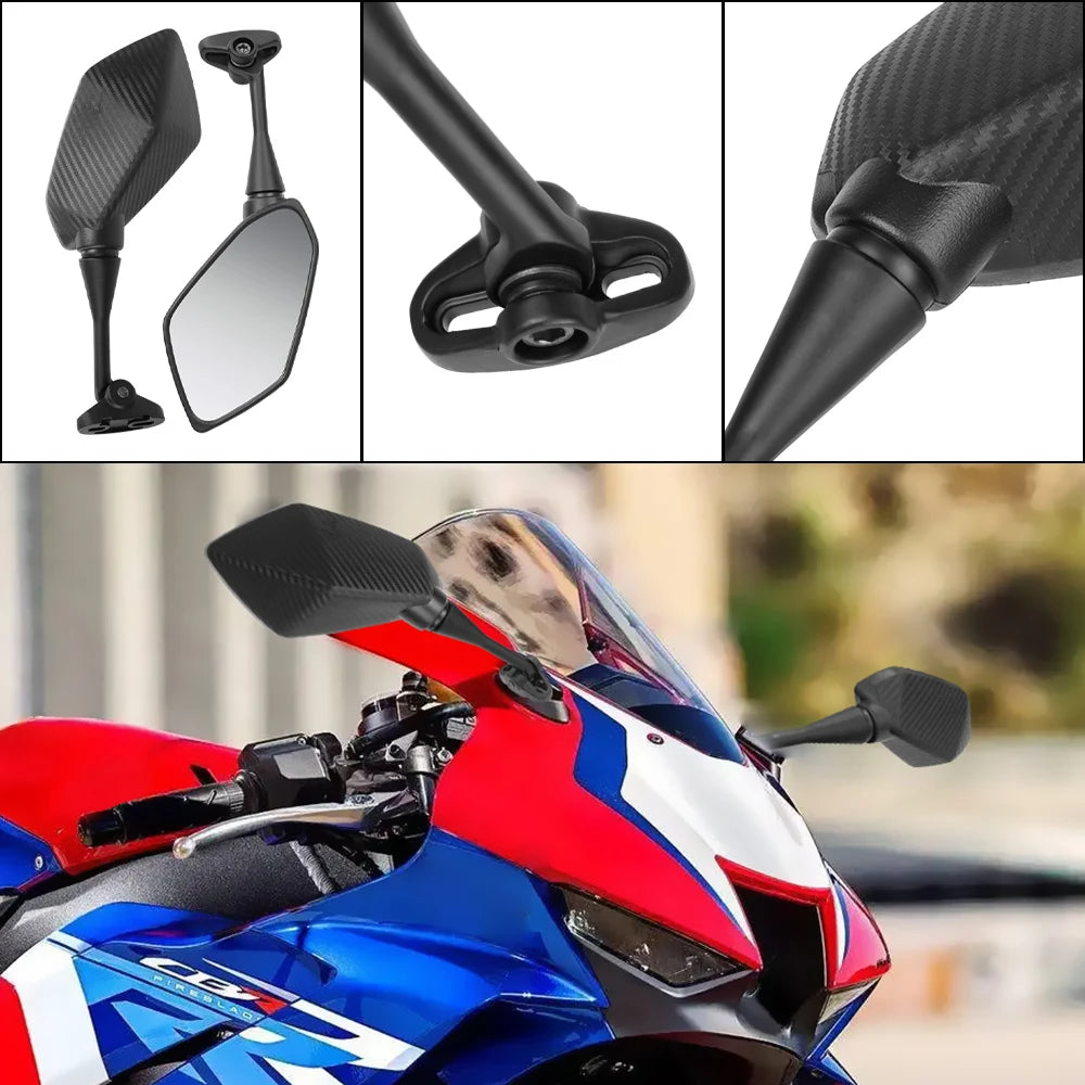 Motorcycle Rear View Mirrors Reflector Side Mirrors Motorbike