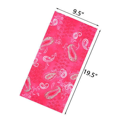 Paisley Bandannas Outdoor Sport Seamless Tube Neck Gaiter Face Shield