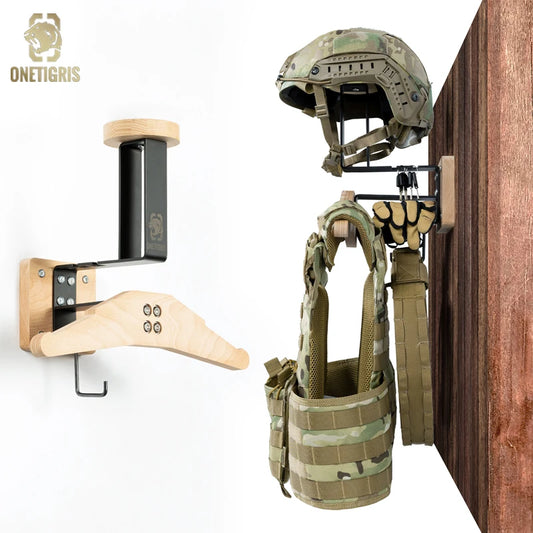 ONETIGRIS Tactical Gear Wall Mount, Police Gear Rack Plate Carrier