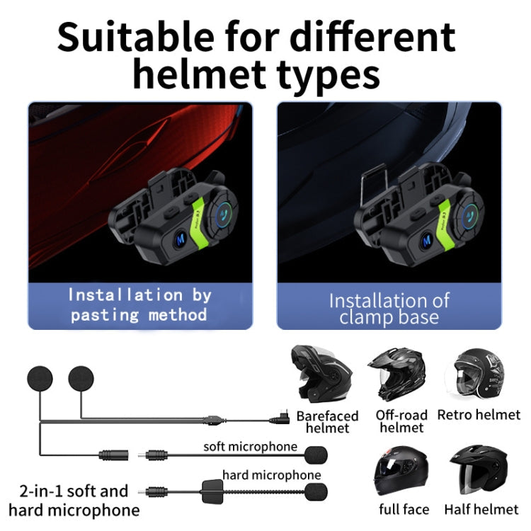 S3 Motorcycle Helmet Bluetooth Headset For Full and Half