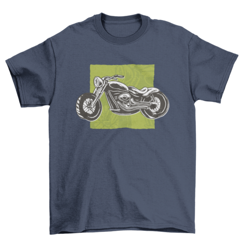 Black and White Motorcycle T-shirt