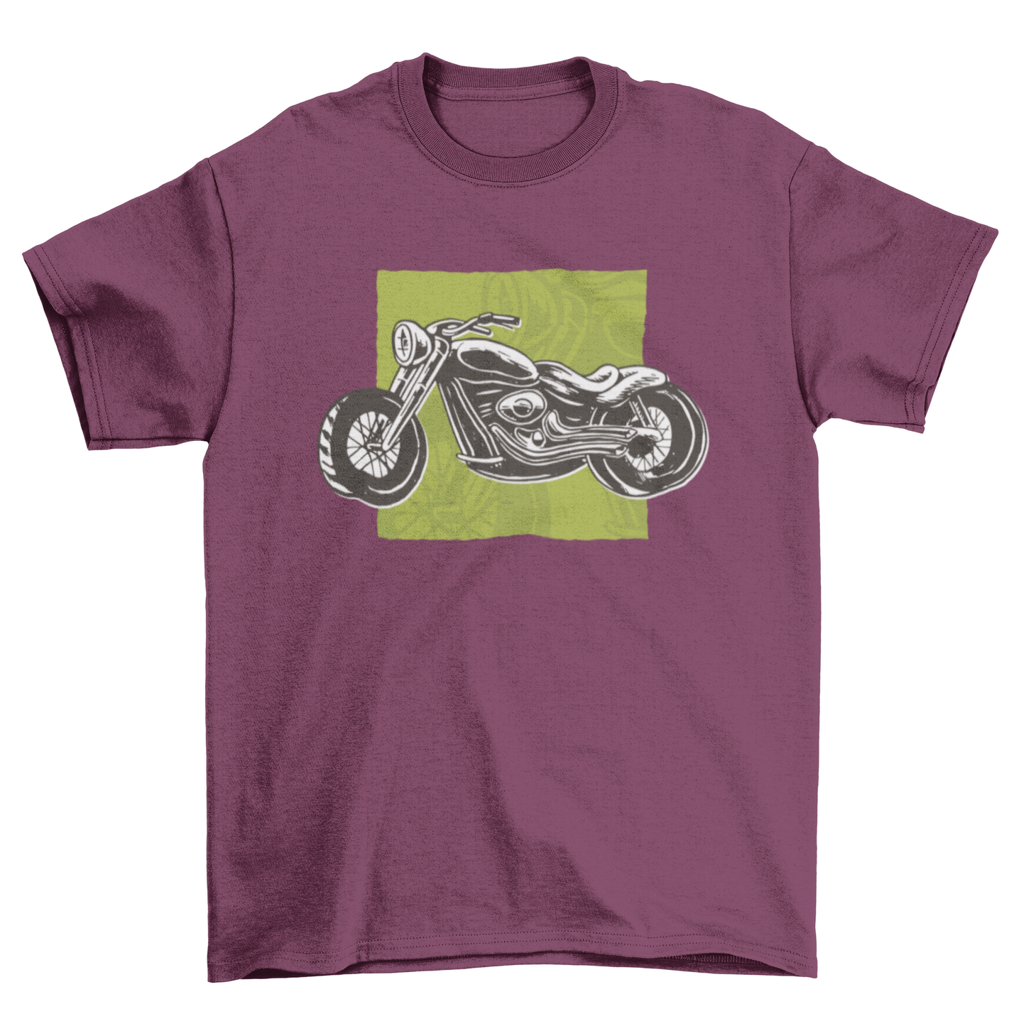 Black and White Motorcycle T-shirt