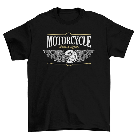 Motorcycle Build & Repair T-shirt Design