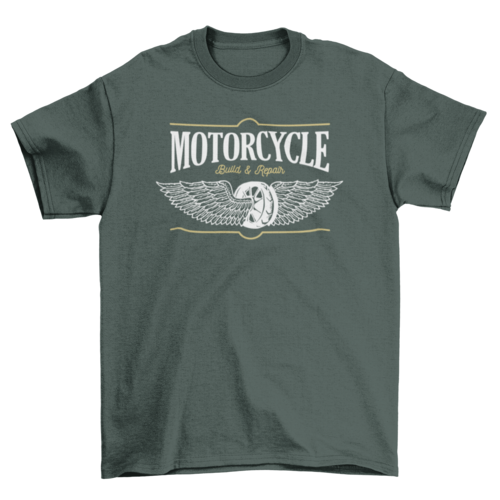 Motorcycle Build & Repair T-shirt Design