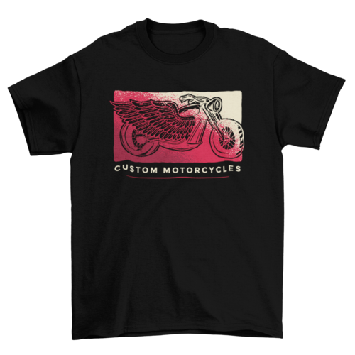 Custom Motorcycles T-shirt Design