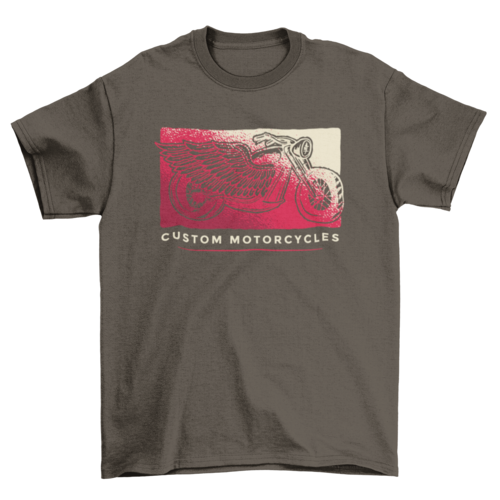 Custom Motorcycles T-shirt Design