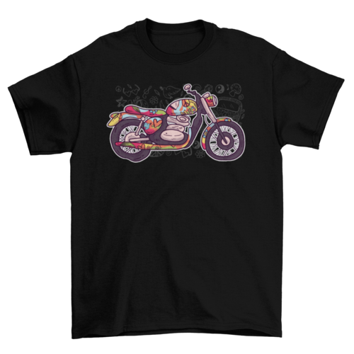 Hippie Motorcycle T-Shirt