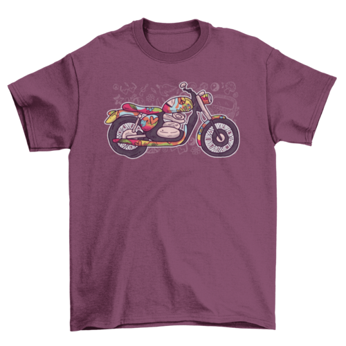 Hippie Motorcycle T-Shirt