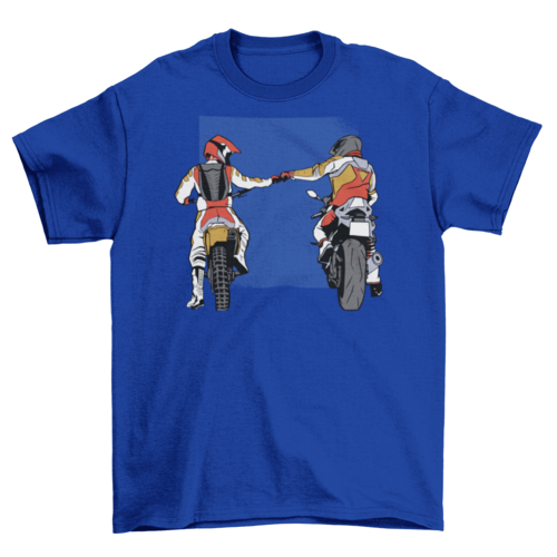 Biker fist bump t-shirt