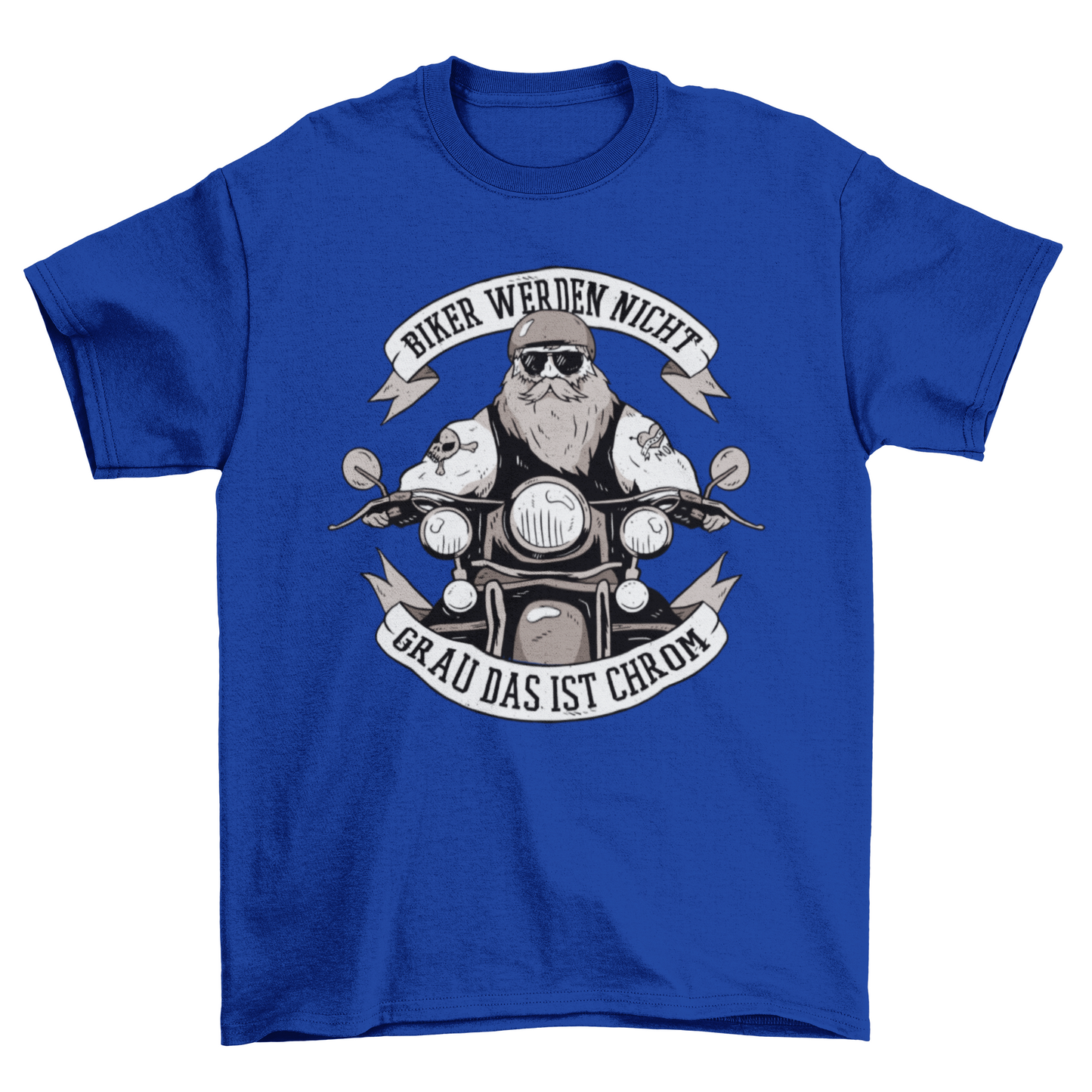 Biker Illustration German Quote T-shirt Design