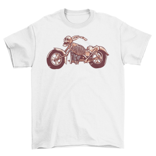 Skeleton bike t-shirt