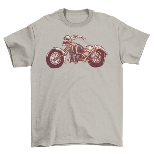 Skeleton bike t-shirt